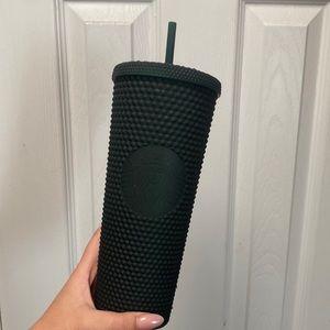 Starbucks Green studded tumbler cup